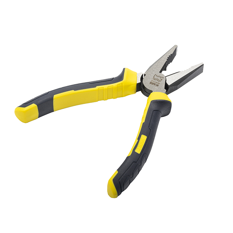 Great Wall Industrial-Grade German-Style Bi-Color Handle Combination Pliers，Labor-Saving