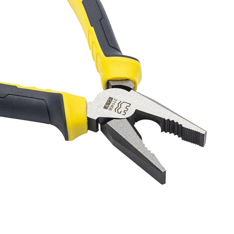 Great Wall Industrial-Grade German-Style Bi-Color Handle Combination Pliers，Labor-Saving