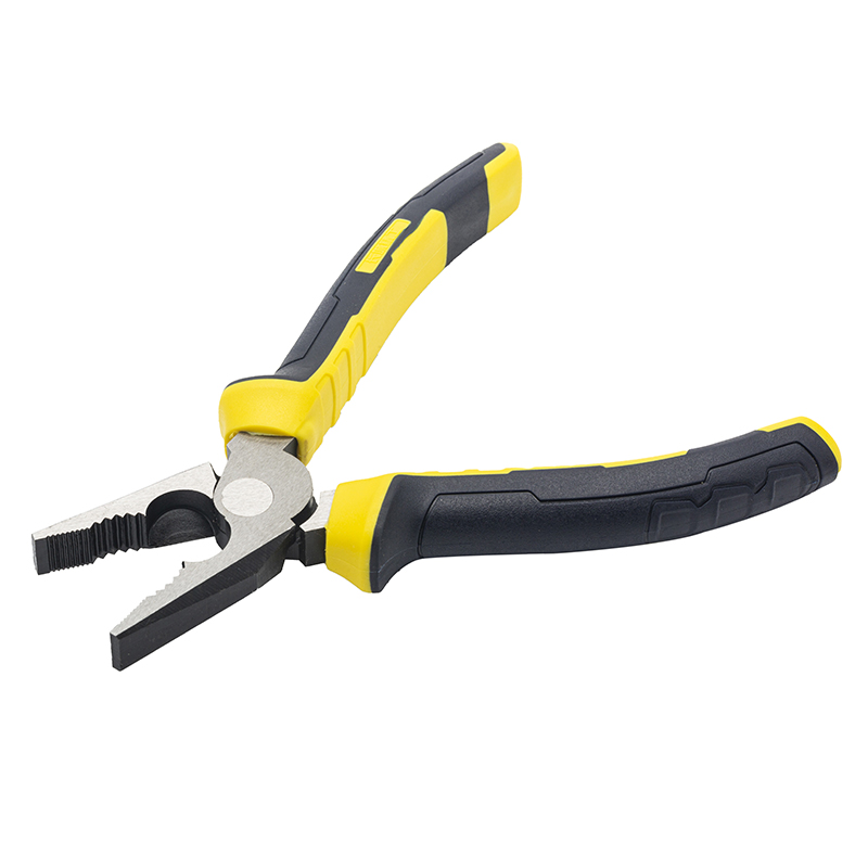 Great Wall Industrial-Grade German-Style Bi-Color Handle Combination Pliers，Labor-Saving